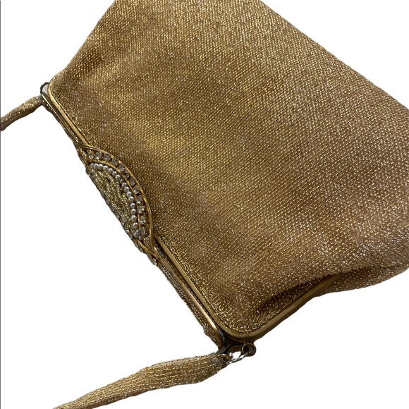 Vintage Gold Beaded Purse - Michel Swiss - Picture 8 of 12